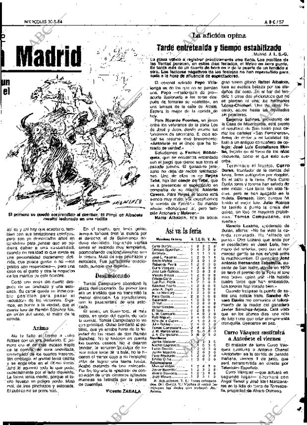 ABC MADRID 30-05-1984 página 57