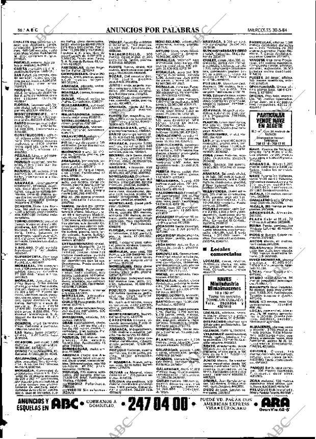 ABC MADRID 30-05-1984 página 86