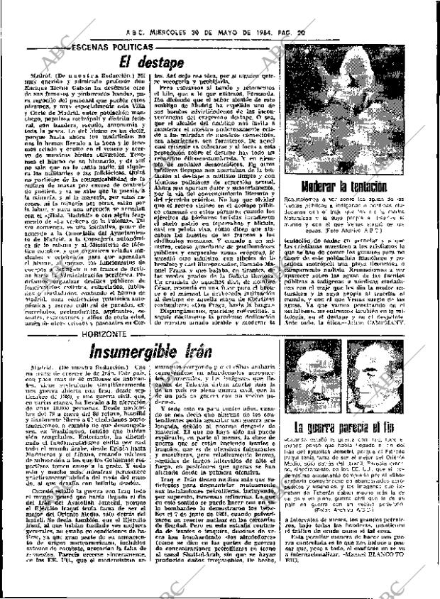 ABC SEVILLA 30-05-1984 página 20