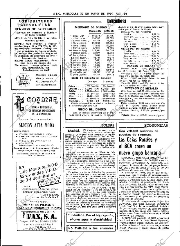 ABC SEVILLA 30-05-1984 página 34