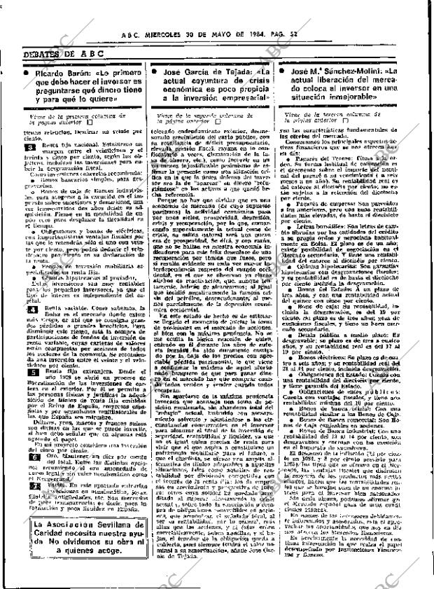 ABC SEVILLA 30-05-1984 página 52