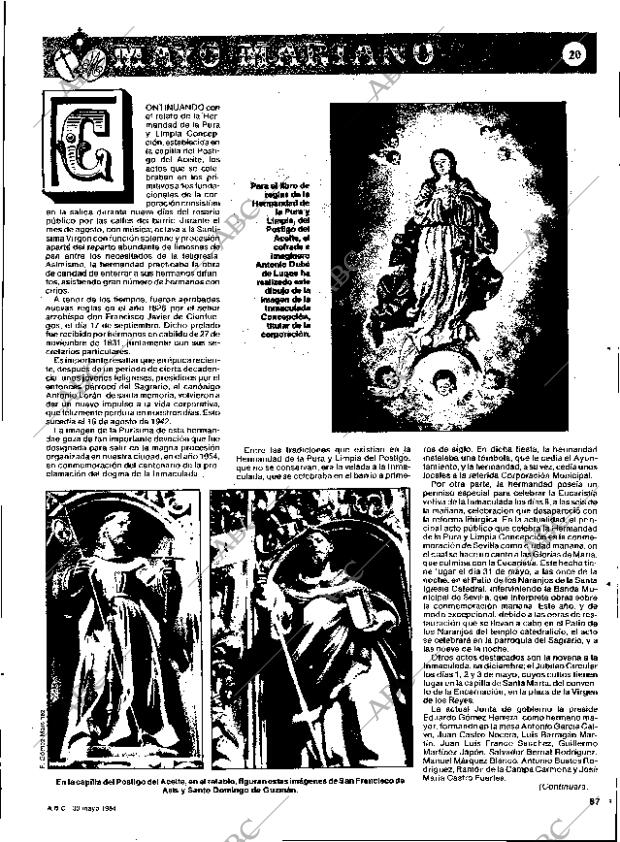 ABC SEVILLA 30-05-1984 página 87