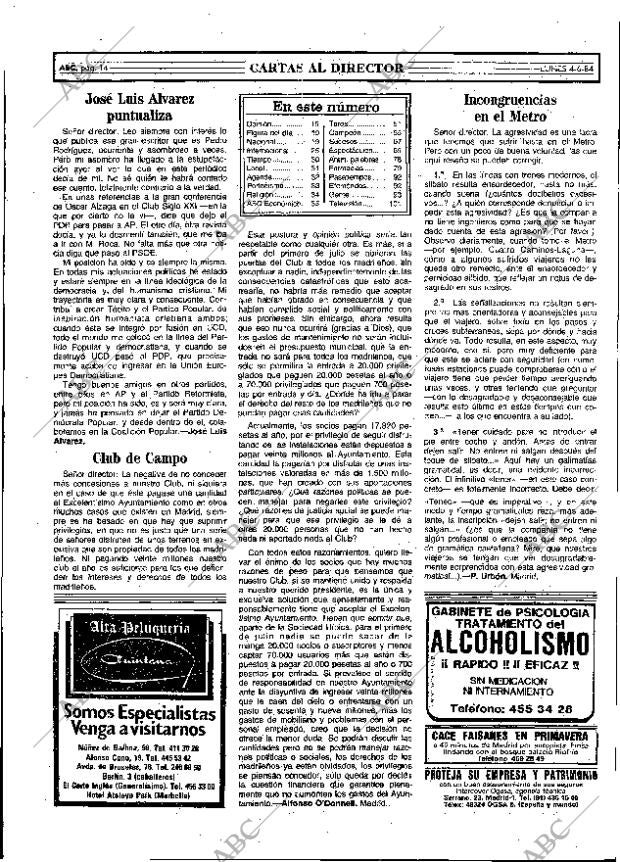 ABC MADRID 04-06-1984 página 14