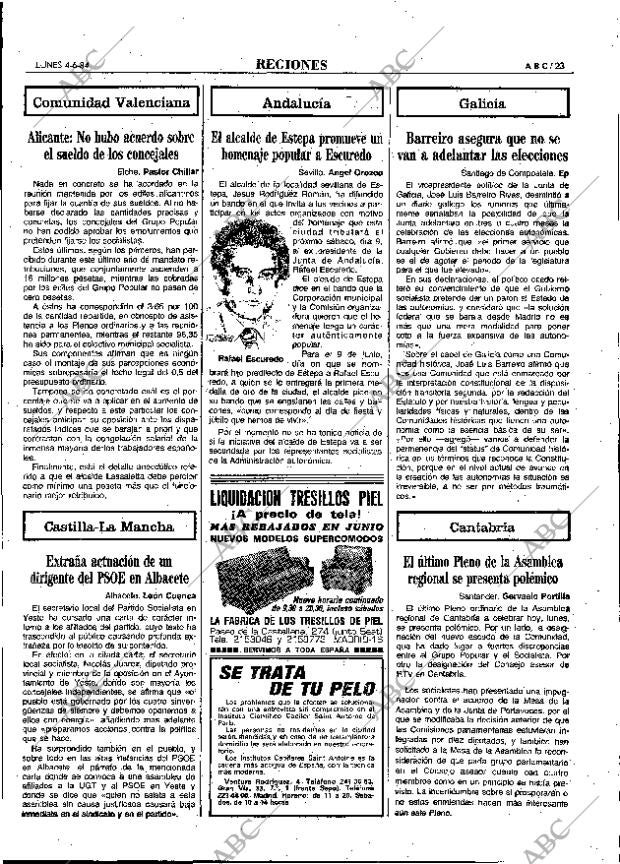 ABC MADRID 04-06-1984 página 23