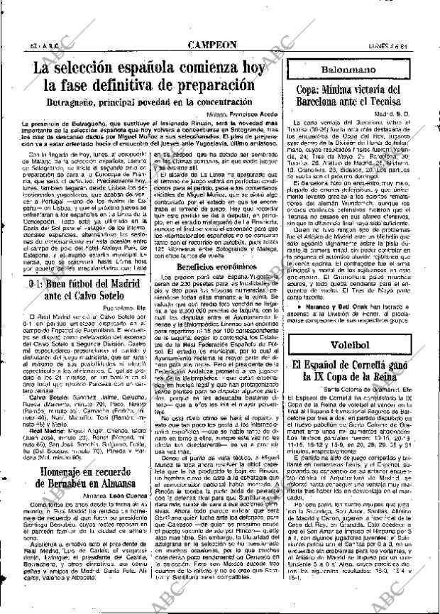 ABC MADRID 04-06-1984 página 62