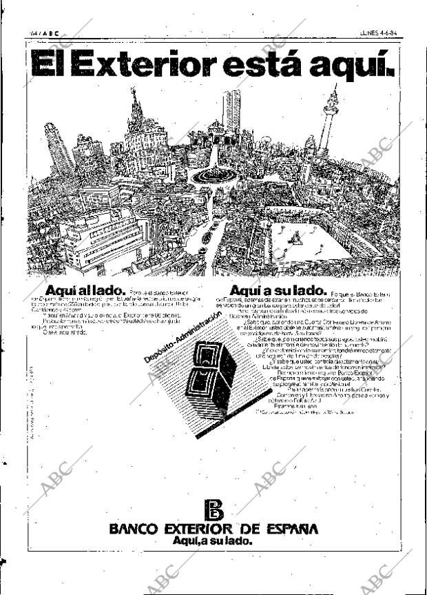 ABC MADRID 04-06-1984 página 64