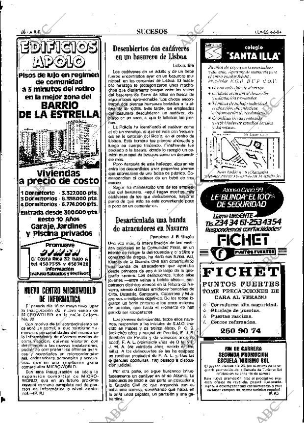 ABC MADRID 04-06-1984 página 68