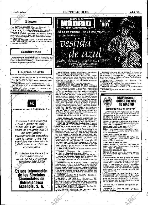 ABC MADRID 04-06-1984 página 75