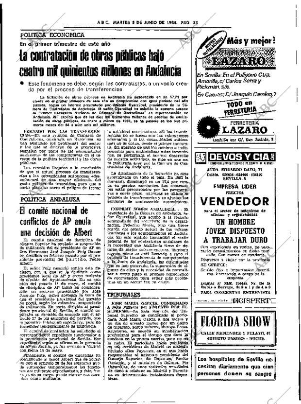 ABC SEVILLA 05-06-1984 página 33