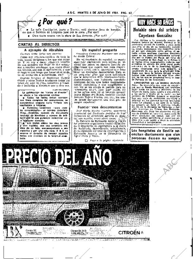 ABC SEVILLA 05-06-1984 página 65
