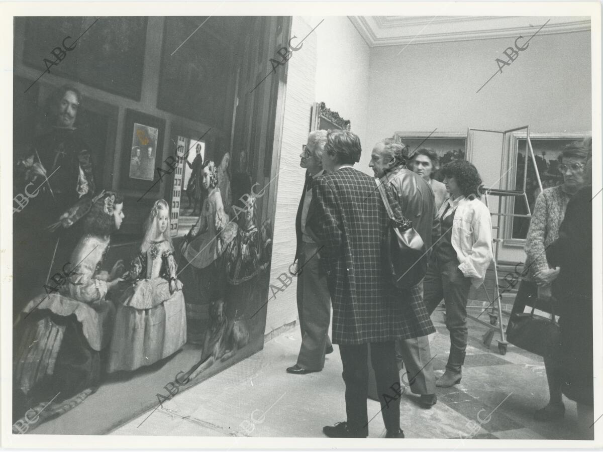 Concluye la restauración de Las Meninas por John Brealey Archivo ABC