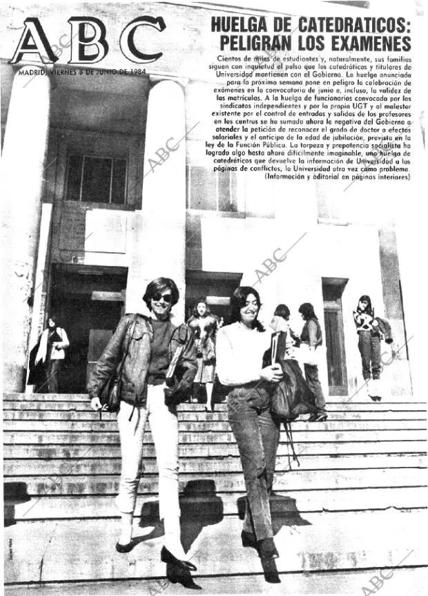 ABC MADRID 08-06-1984 página 1