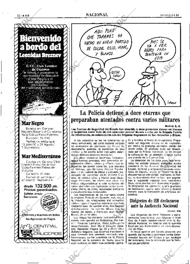 ABC MADRID 08-06-1984 página 22