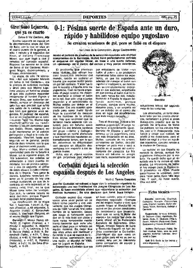 ABC MADRID 08-06-1984 página 73