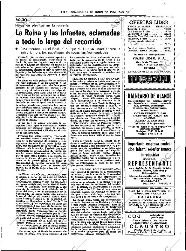 ABC SEVILLA 10-06-1984 página 51