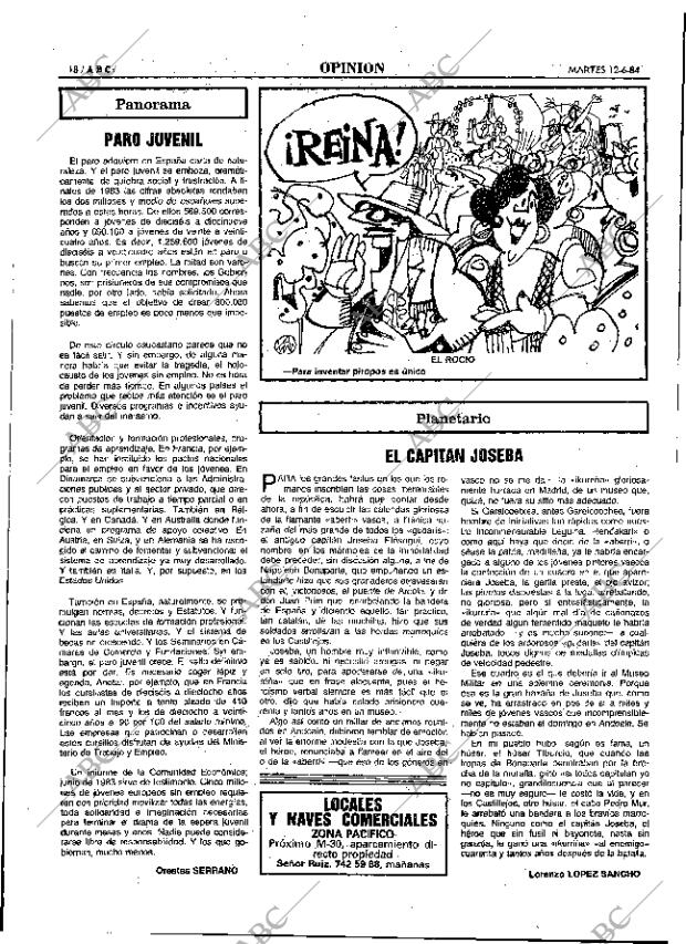 ABC MADRID 12-06-1984 página 18