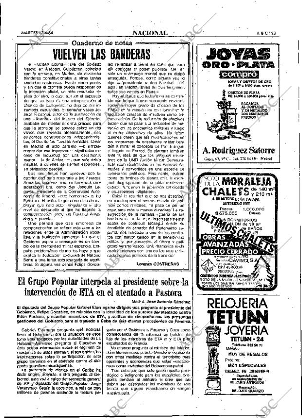 ABC MADRID 12-06-1984 página 23