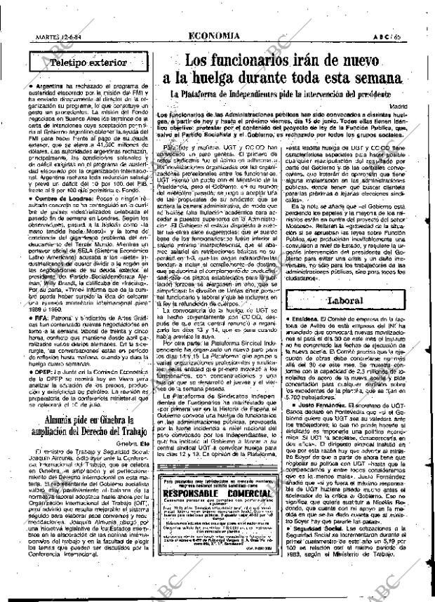 ABC MADRID 12-06-1984 página 65