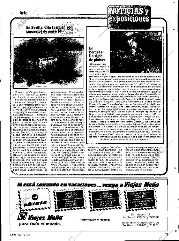 ABC SEVILLA 13-06-1984 página 73