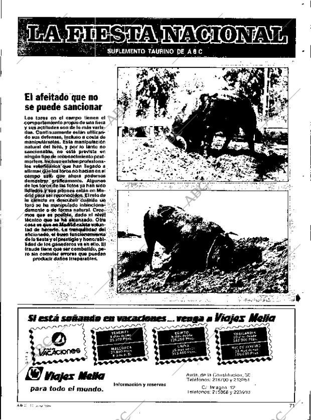 ABC SEVILLA 14-06-1984 página 71