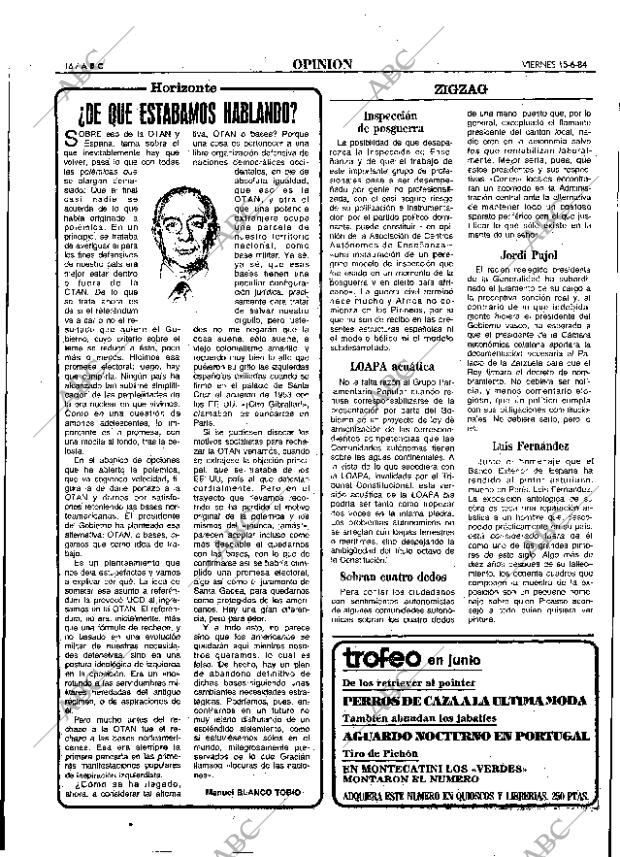 ABC MADRID 15-06-1984 página 16