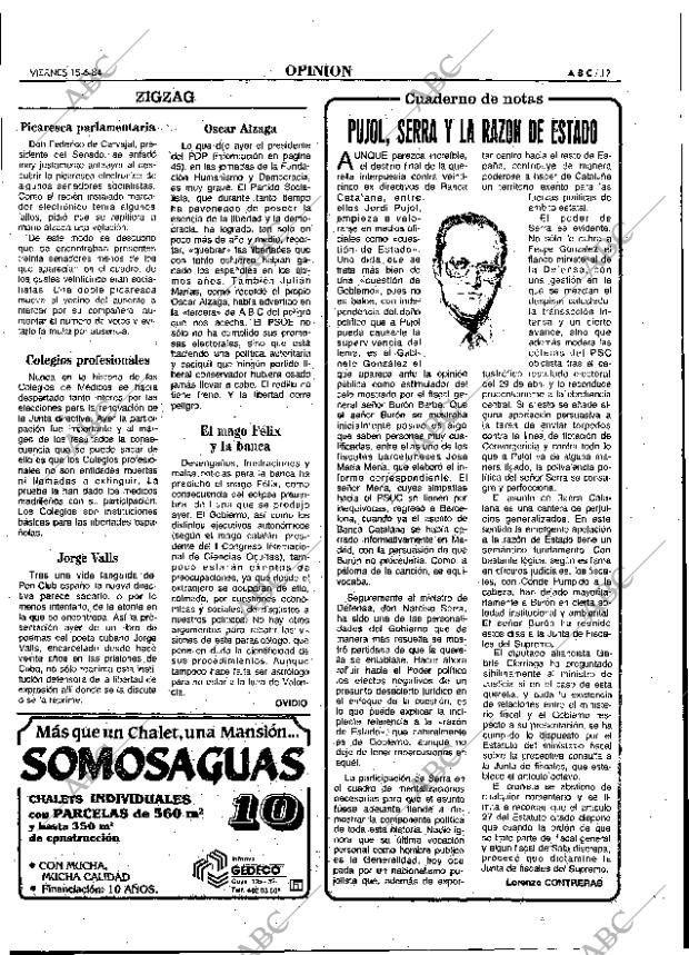 ABC MADRID 15-06-1984 página 17