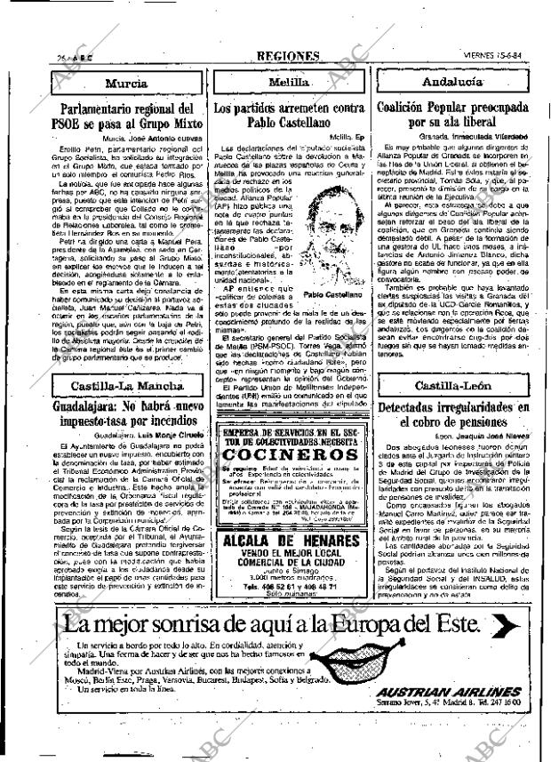 ABC MADRID 15-06-1984 página 26