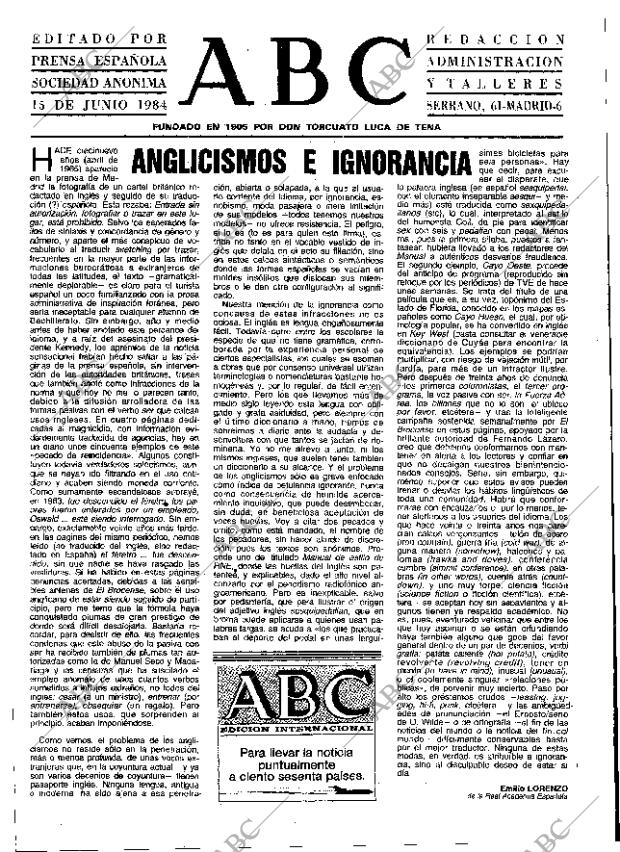 ABC MADRID 15-06-1984 página 3