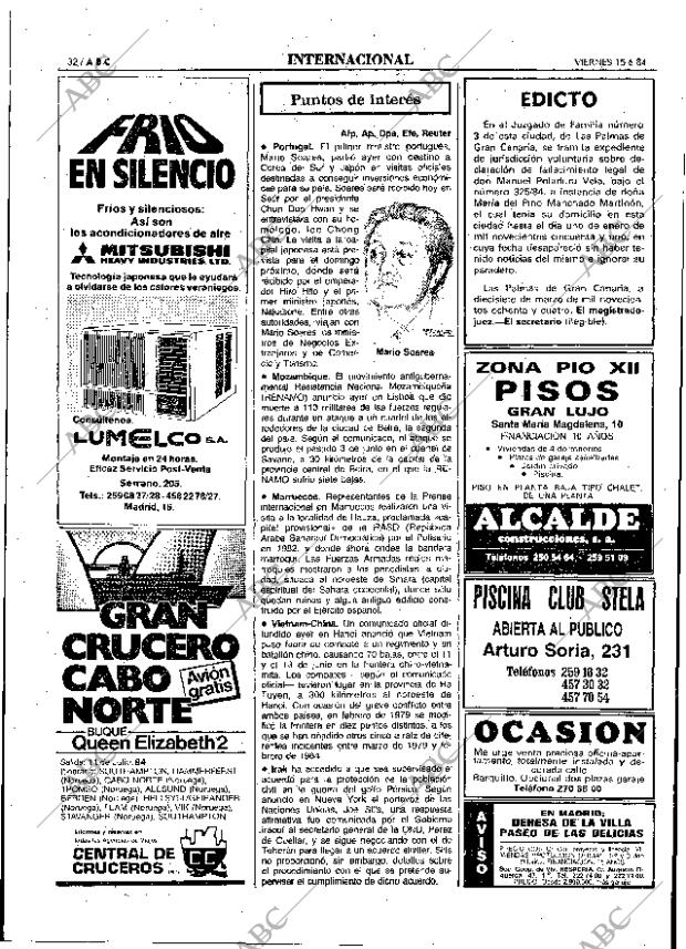 ABC MADRID 15-06-1984 página 32