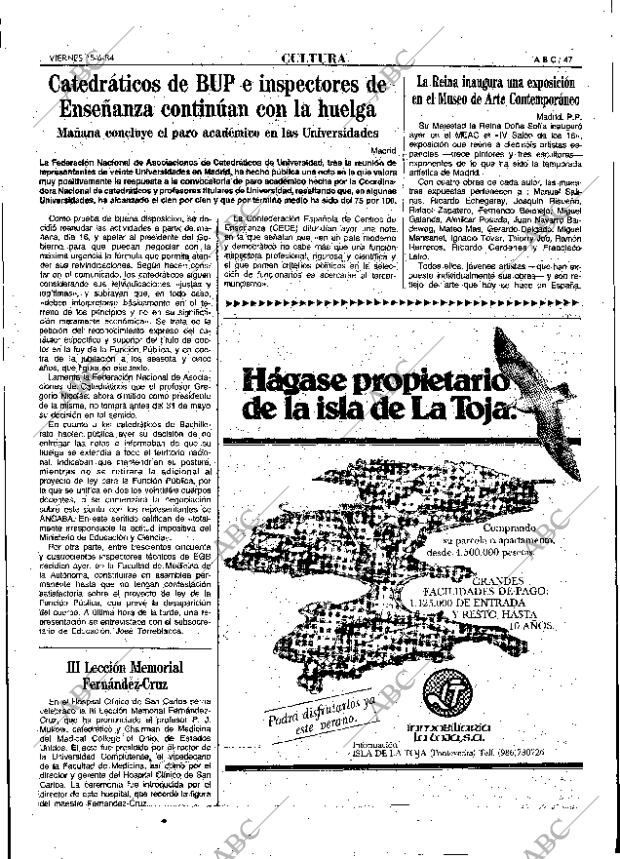 ABC MADRID 15-06-1984 página 47