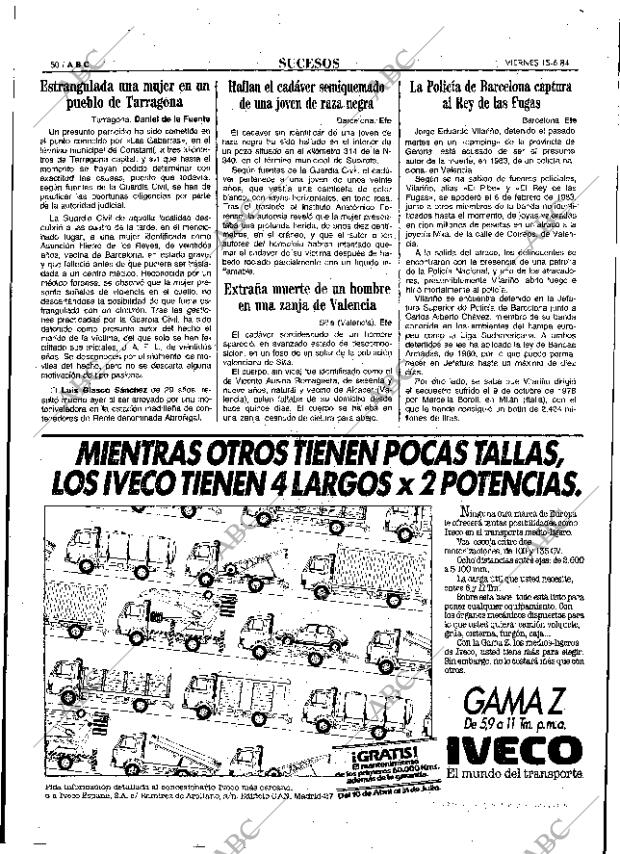 ABC MADRID 15-06-1984 página 50