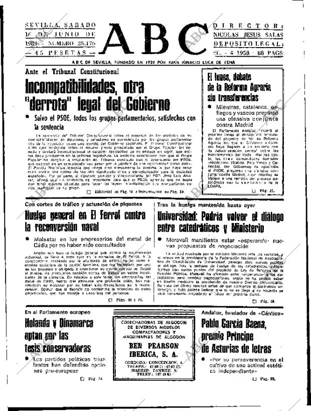 ABC SEVILLA 16-06-1984 página 17