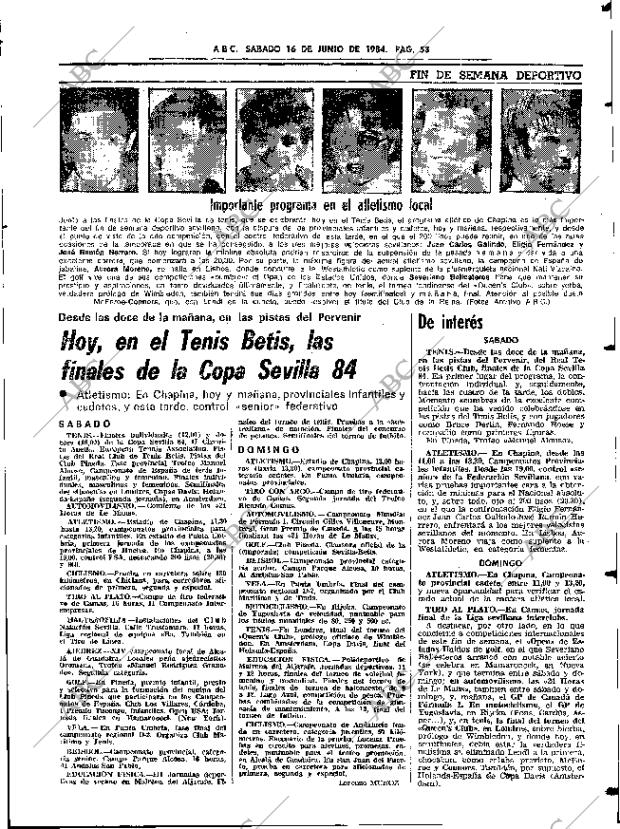 ABC SEVILLA 16-06-1984 página 53