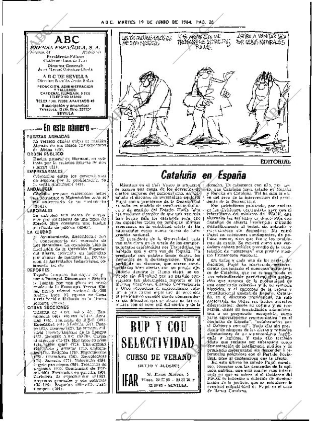 ABC SEVILLA 19-06-1984 página 26