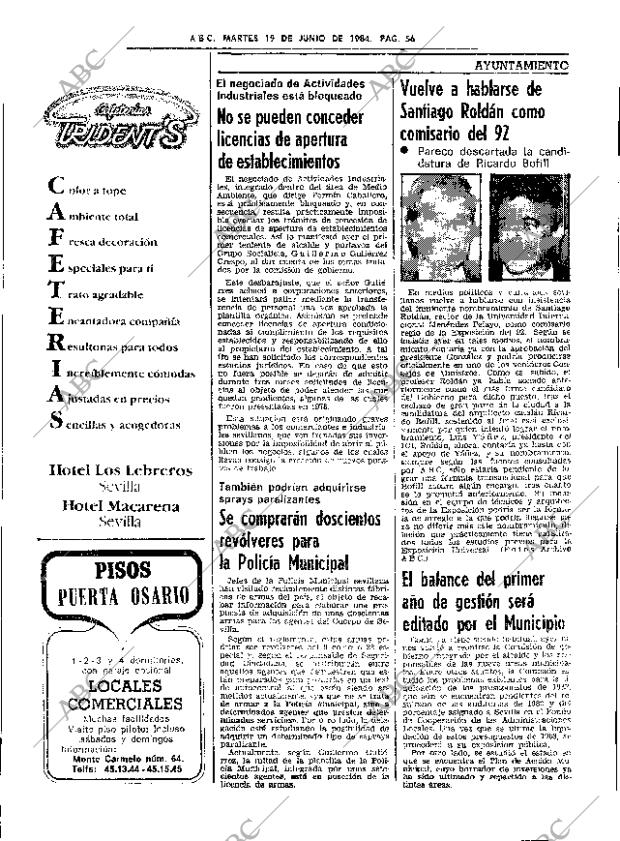 ABC SEVILLA 19-06-1984 página 56