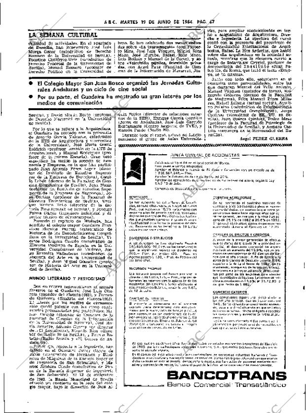 ABC SEVILLA 19-06-1984 página 67