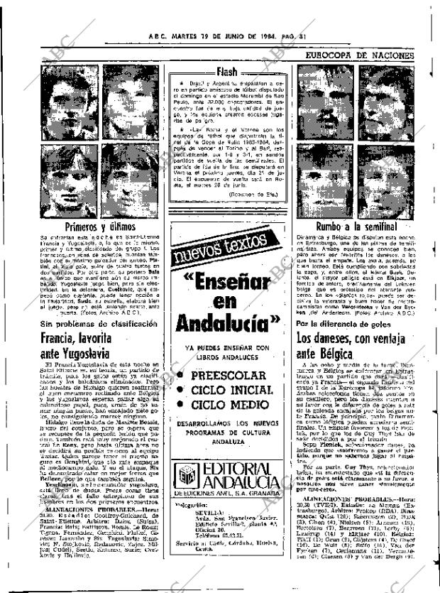 ABC SEVILLA 19-06-1984 página 81