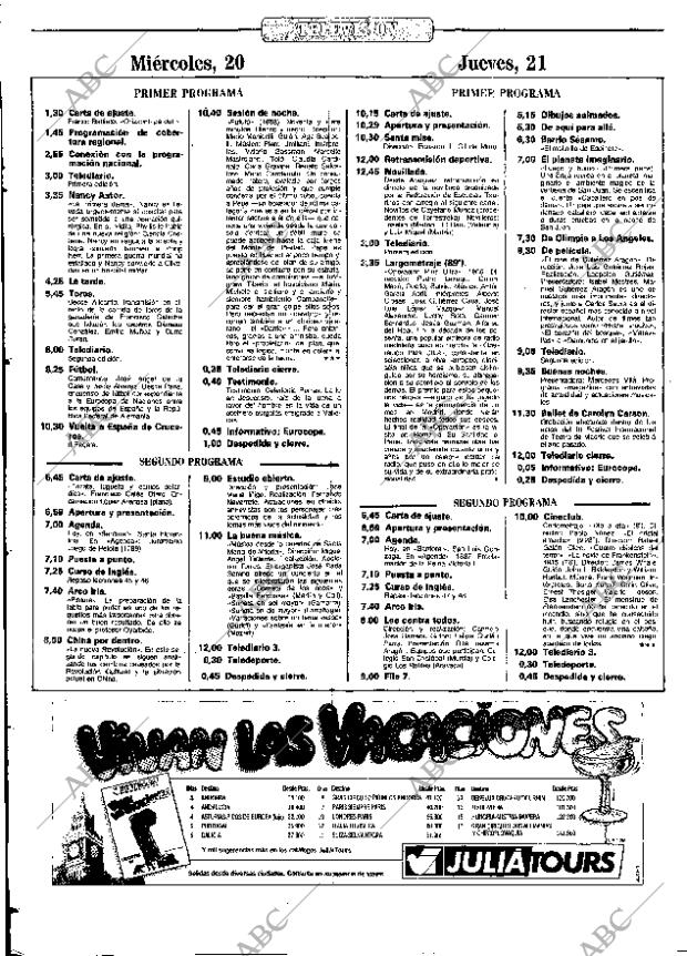 ABC MADRID 20-06-1984 página 110