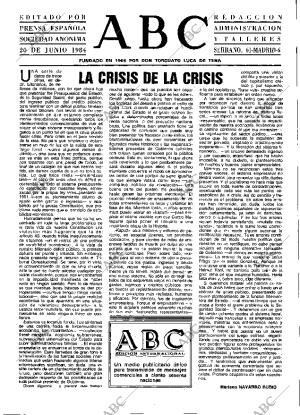 ABC MADRID 20-06-1984 página 3