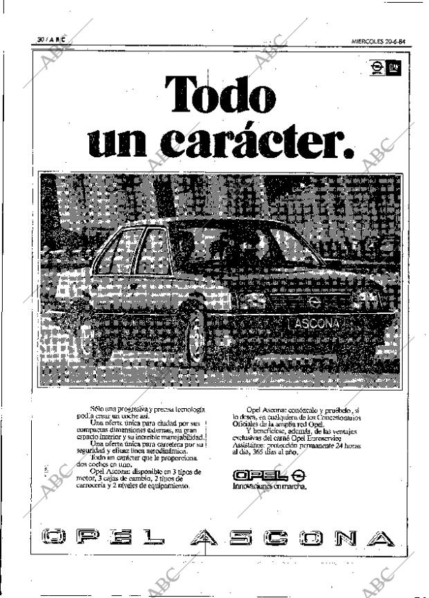 ABC MADRID 20-06-1984 página 30