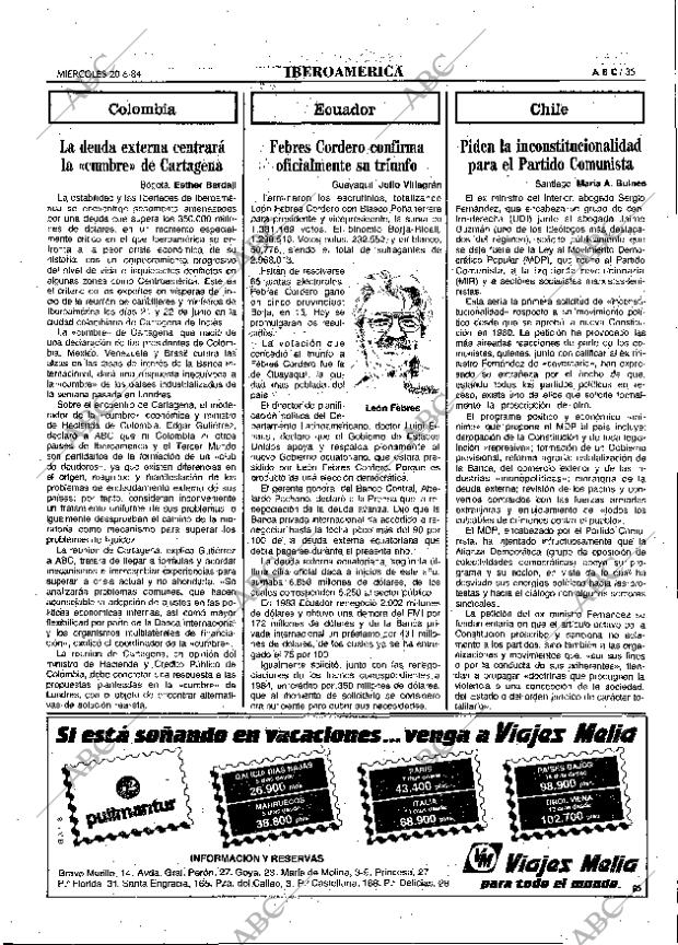 ABC MADRID 20-06-1984 página 35