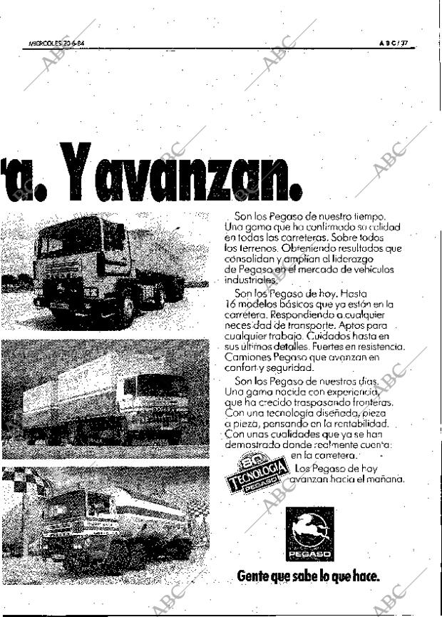 ABC MADRID 20-06-1984 página 37