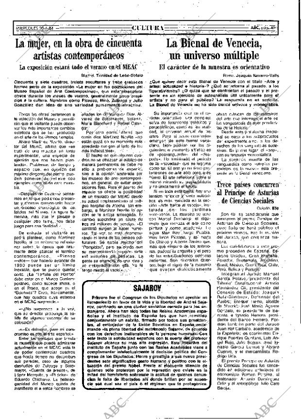 ABC MADRID 20-06-1984 página 49