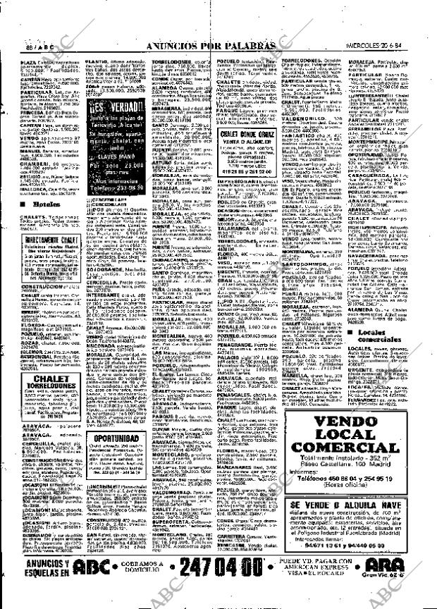 ABC MADRID 20-06-1984 página 88