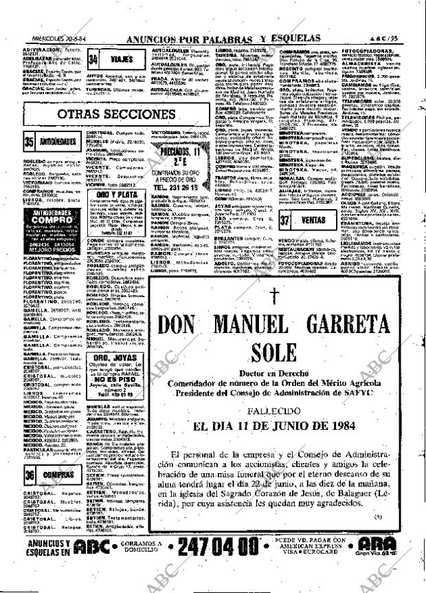 ABC MADRID 20-06-1984 página 95