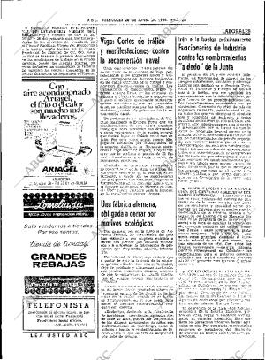 ABC SEVILLA 20-06-1984 página 28