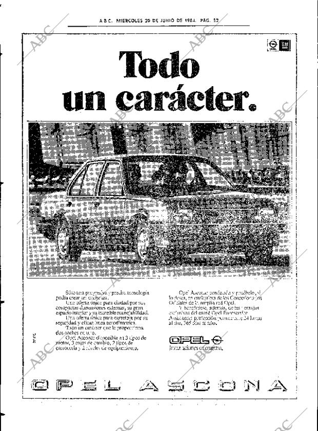 ABC SEVILLA 20-06-1984 página 52