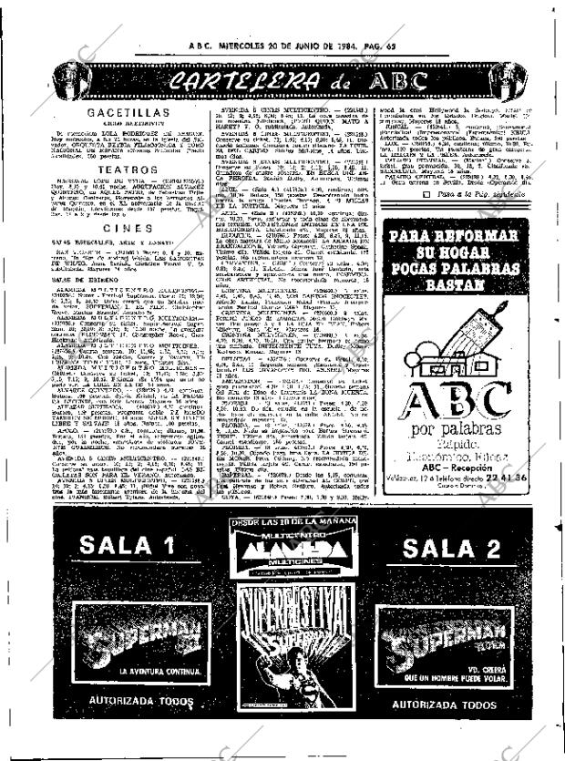ABC SEVILLA 20-06-1984 página 65