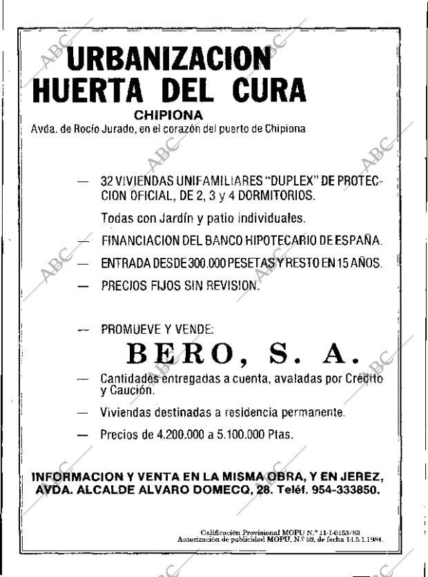 ABC SEVILLA 20-06-1984 página 90