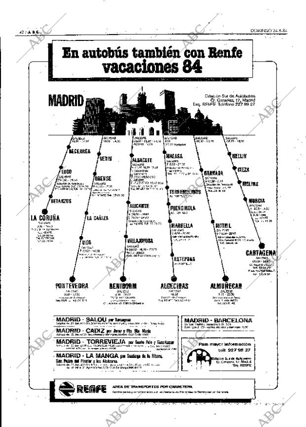 ABC MADRID 24-06-1984 página 42